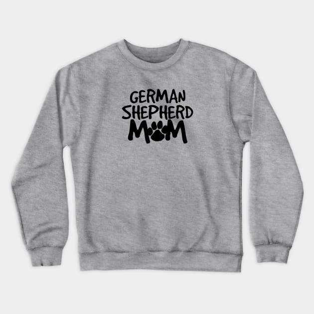 German Shepherd Mom Crewneck Sweatshirt by nametees